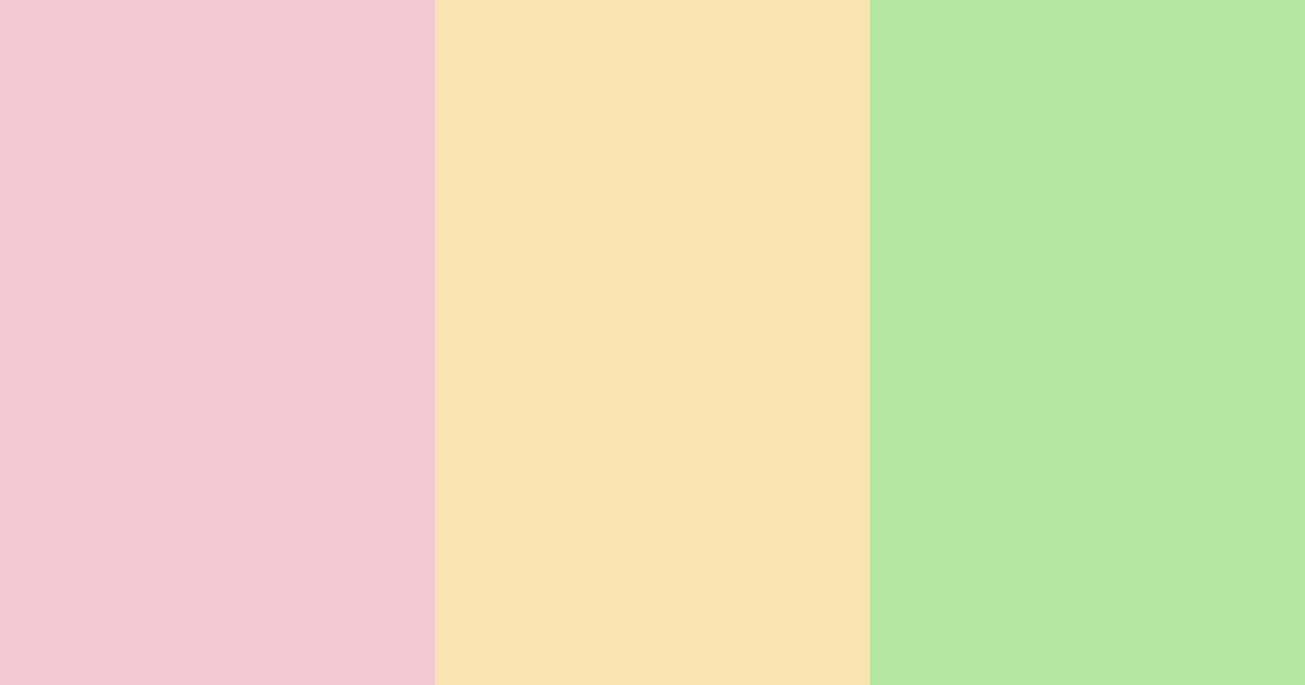 Download whimsical blossoms color palette PNG image (landscape)