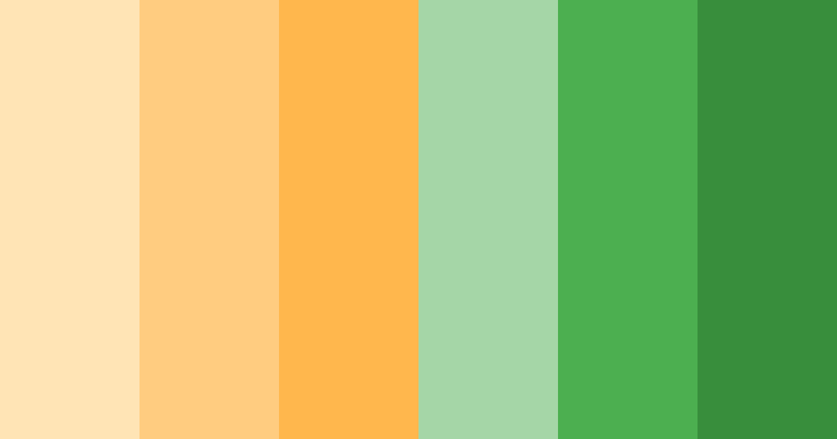 Download citrus grove harmony color palette PNG image (landscape)