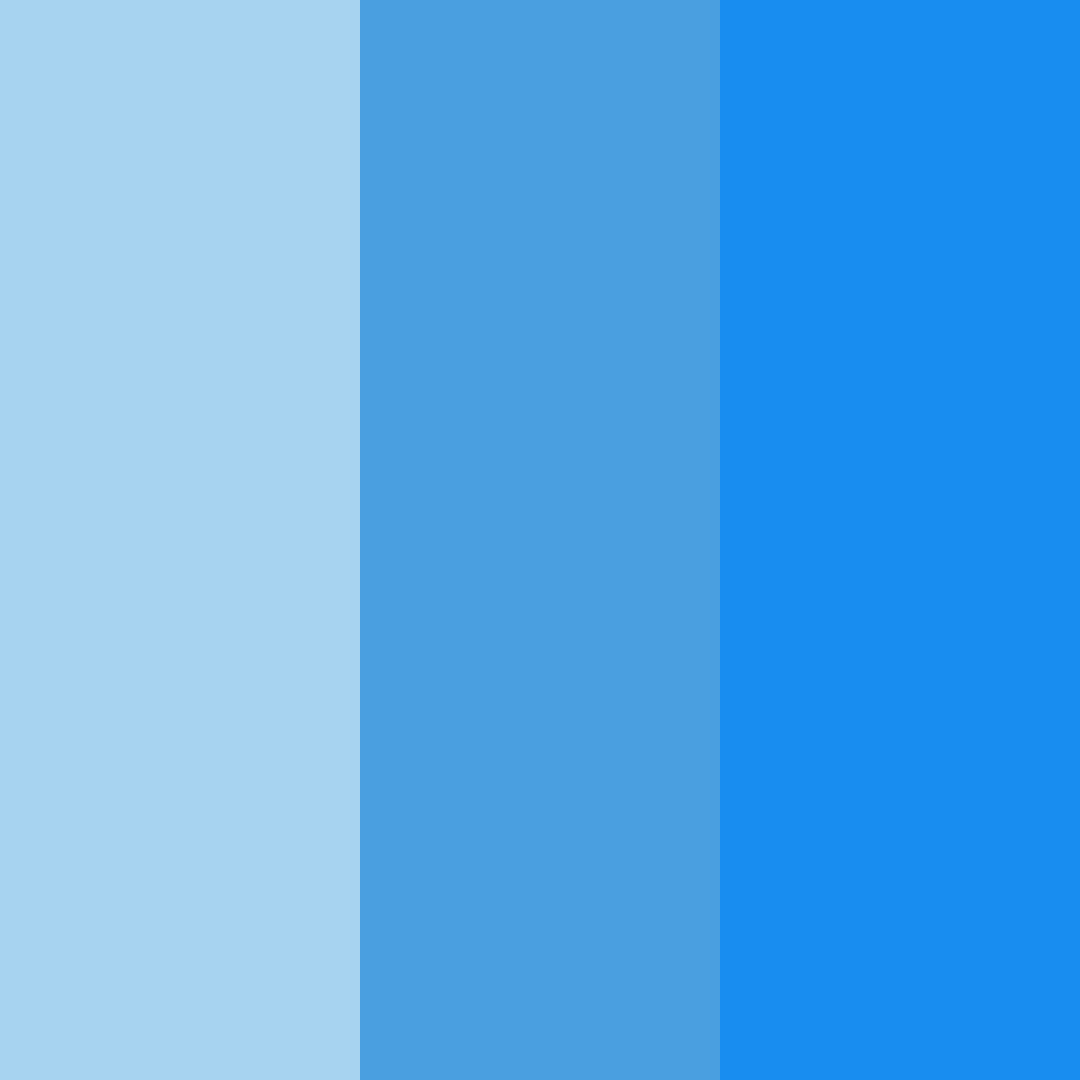 Download bright blue color palette PNG image (square)