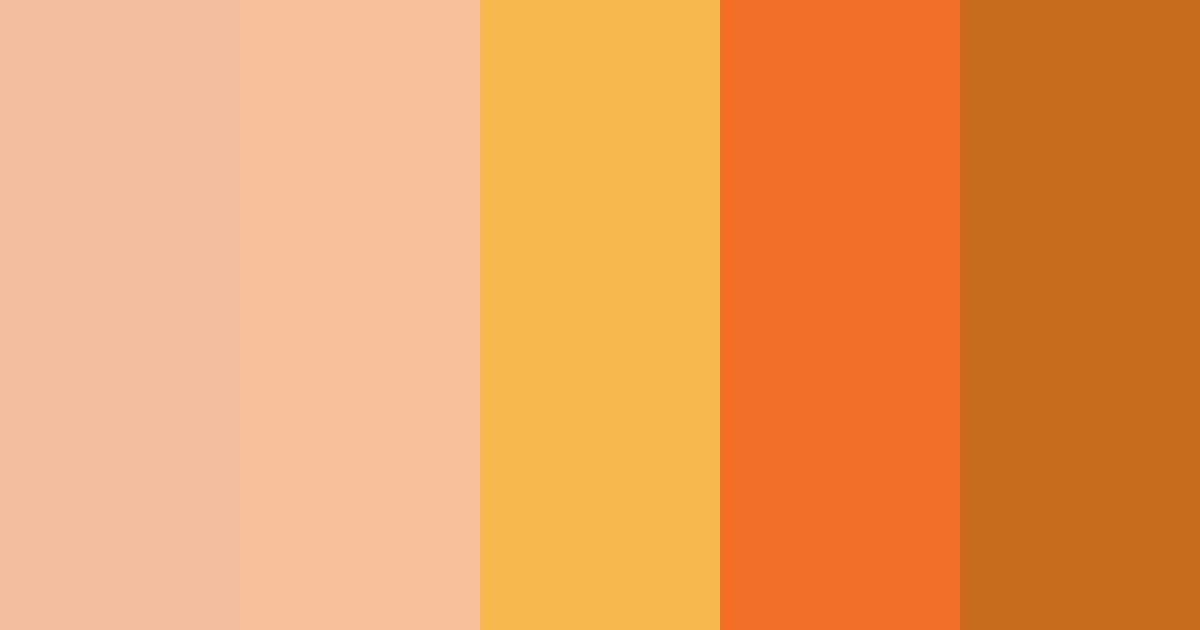 Download sunset serenade color palette PNG image (landscape)