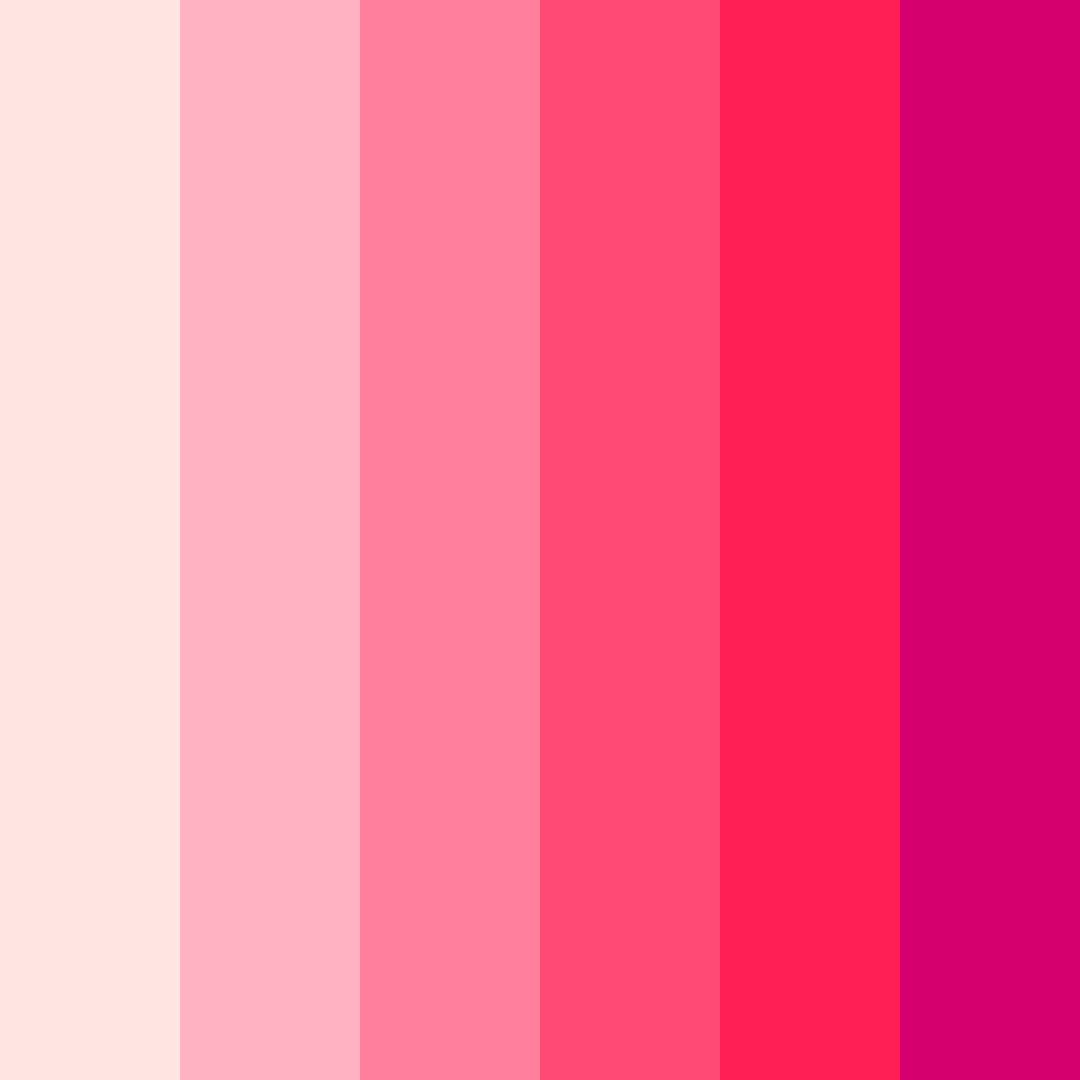 Download blushing symphony color palette PNG image (square)