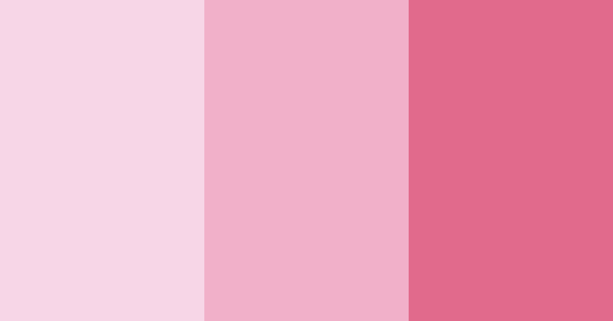 Download pink baby color palette PNG image (landscape)