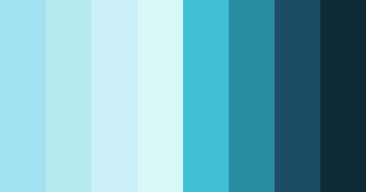 Download ocean breeze harmony color palette PNG image (landscape)