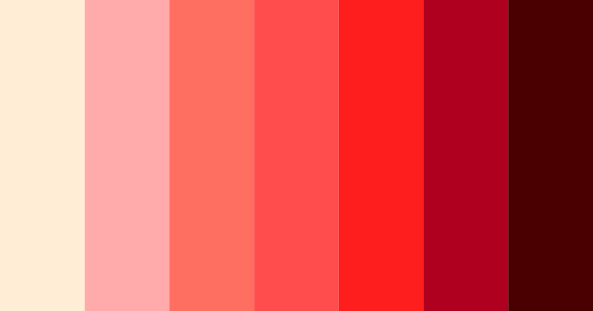 Download crimson sunrise color palette PNG image (landscape)