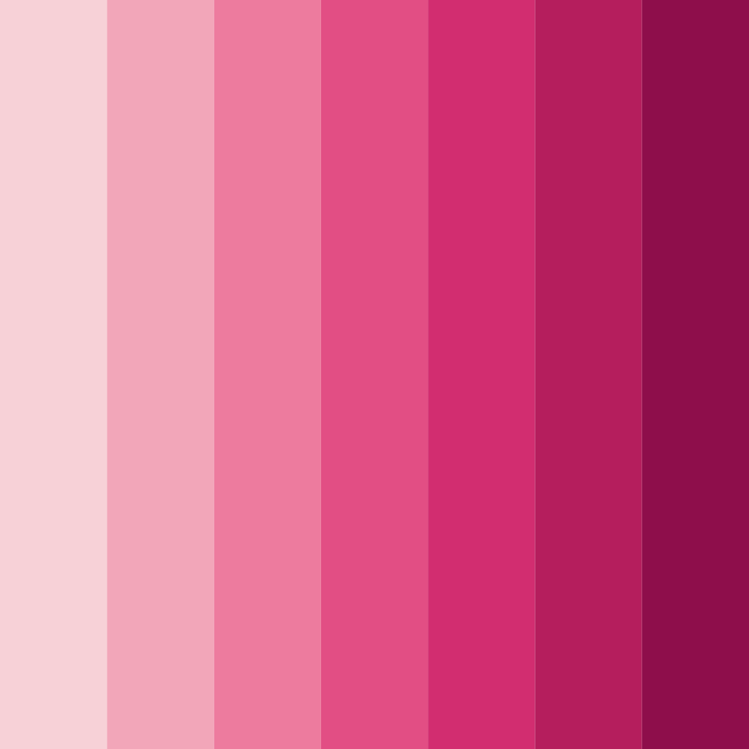 Download pink dreamy color palette PNG image (square)