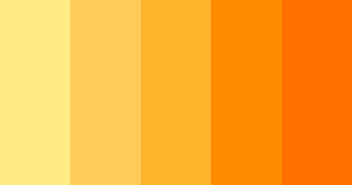 Download orange sunrise color palette PNG image (landscape)