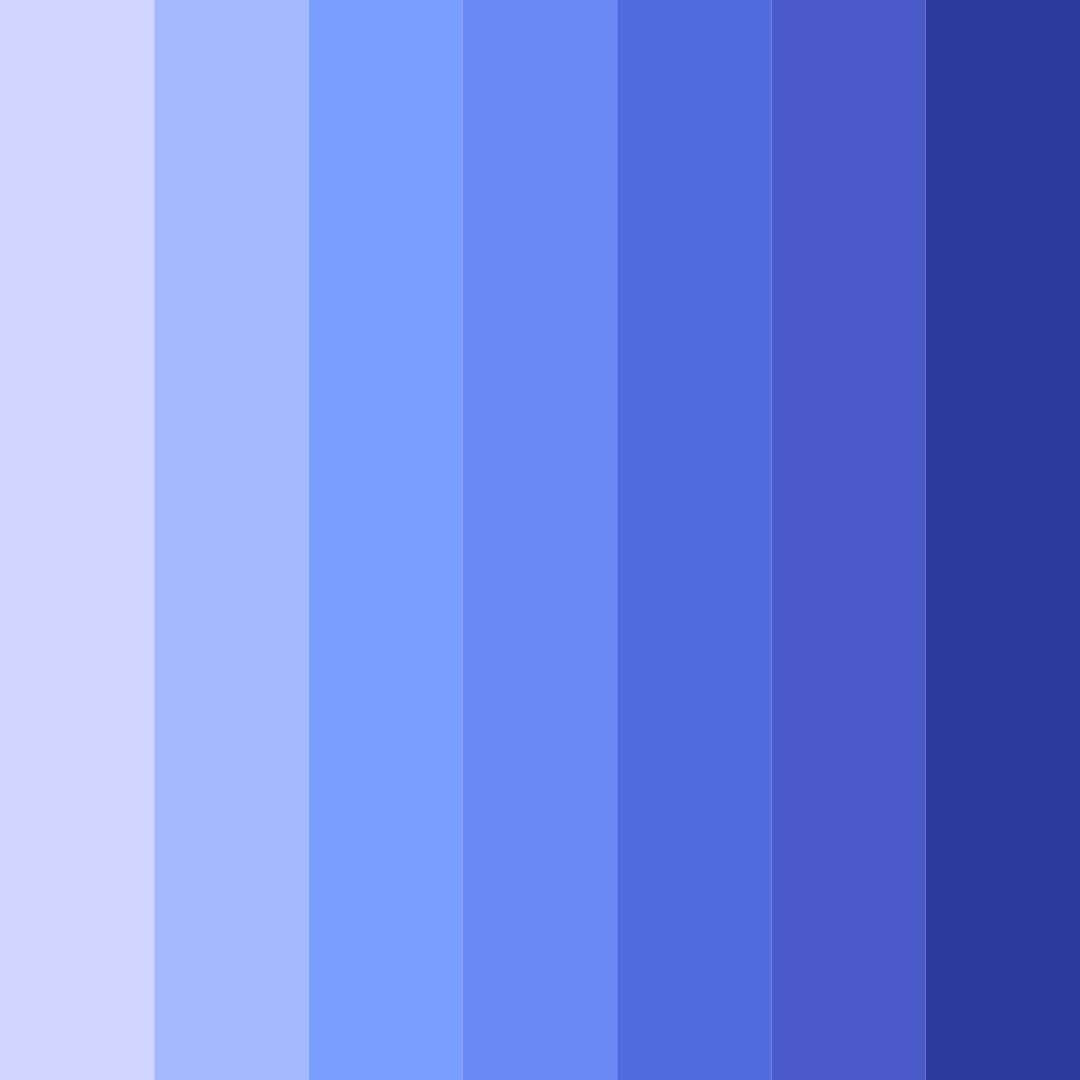 Download celestial cascade color palette PNG image (square)
