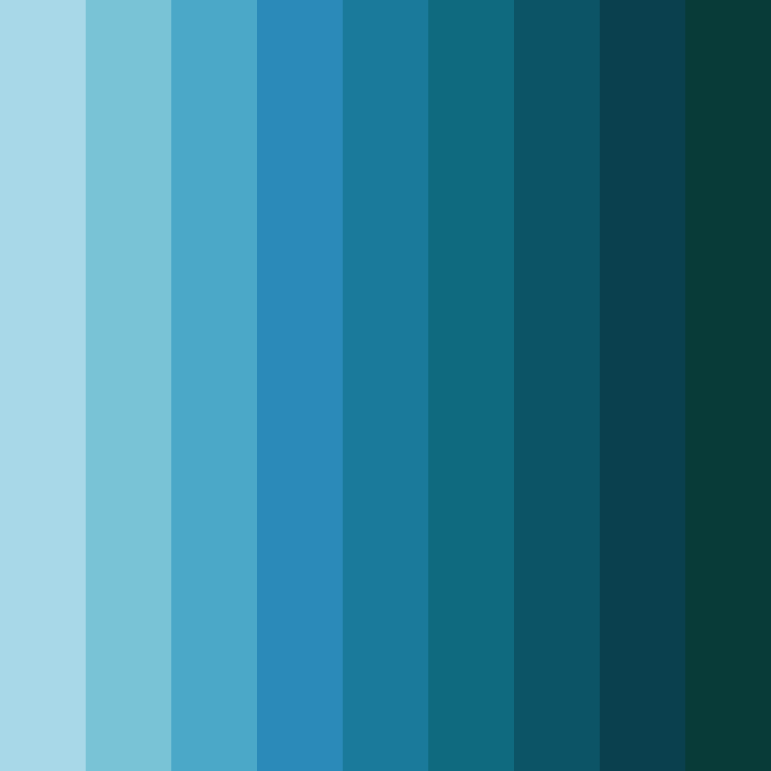 Download serenity tides color palette PNG image (square)
