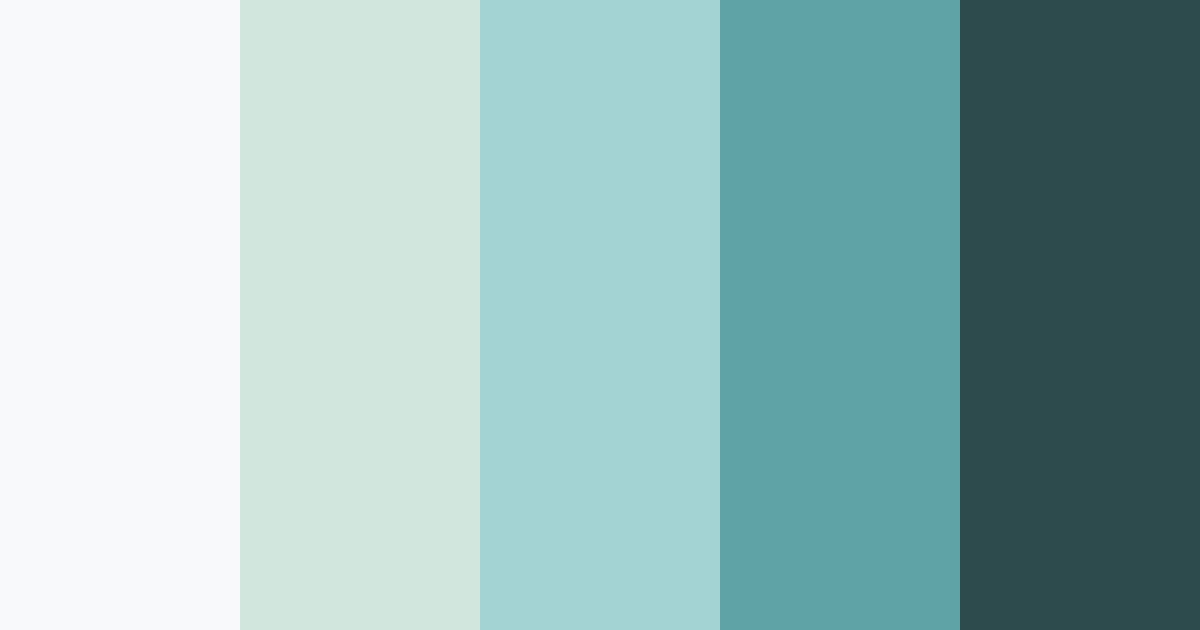 Download teal breeze color palette PNG image (landscape)