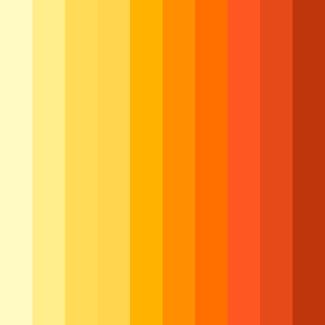 Download cheese yellow color palette PNG image (square)