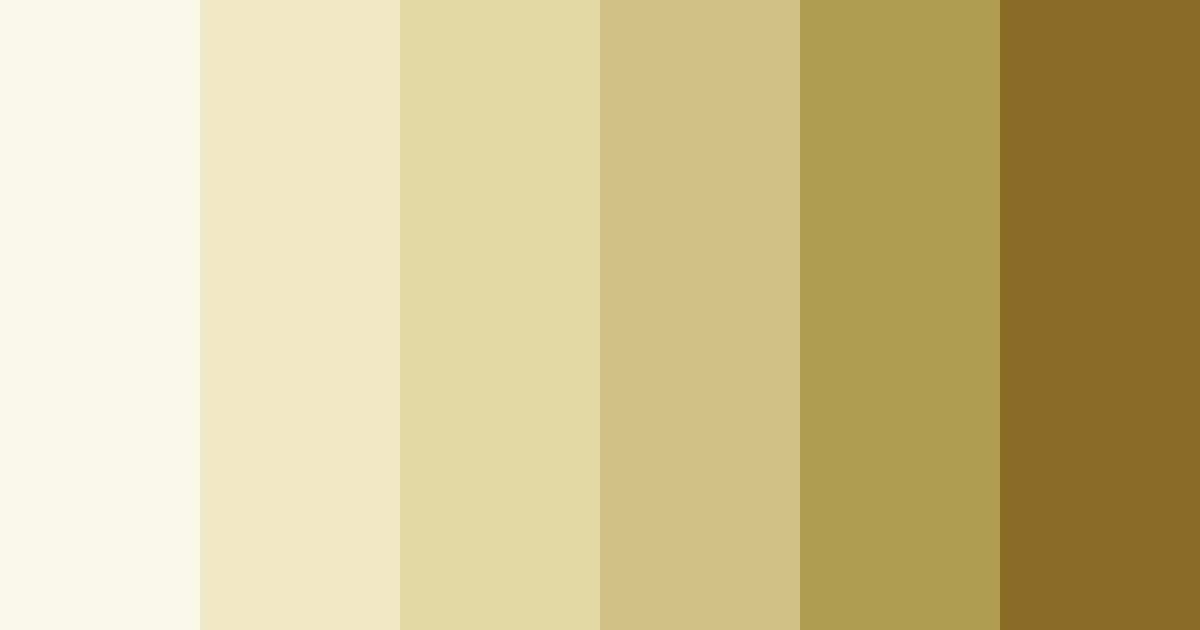 Download shades of beige color palette PNG image (landscape)