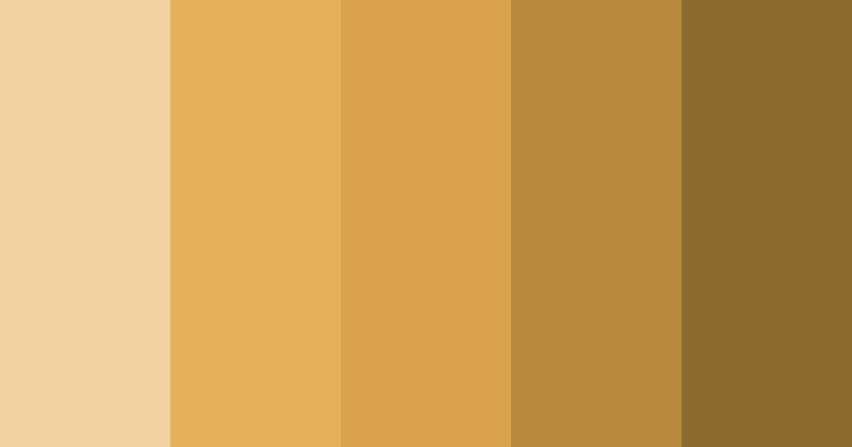Download wheat shades color palette PNG image (landscape)