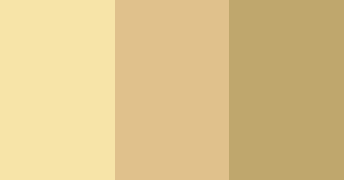 Download light yellow color palette PNG image (landscape)