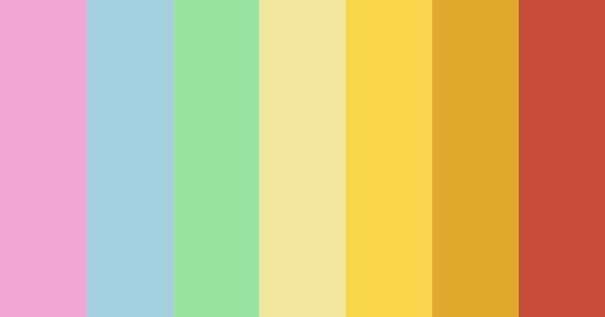 Download colorful garden color palette PNG image (landscape)