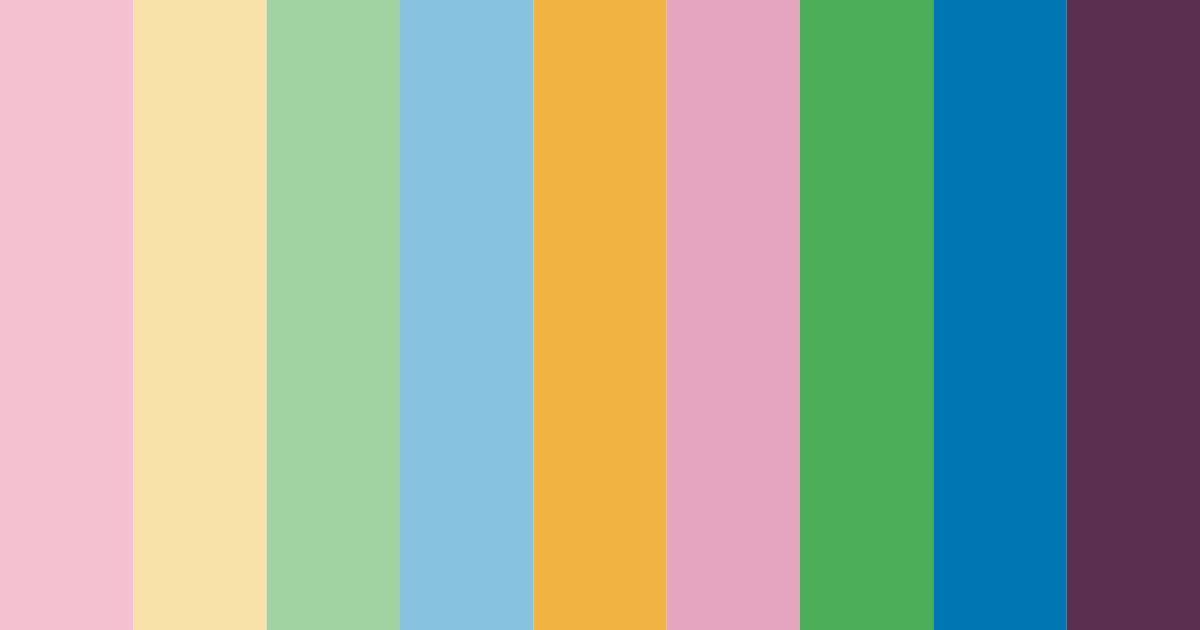 Download lively pink color palette PNG image (landscape)