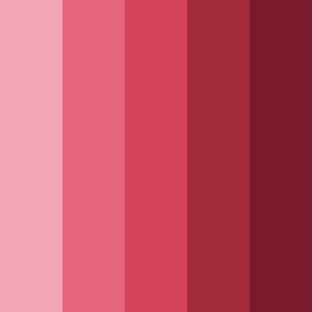 Download crimson blossom color palette PNG image (square)