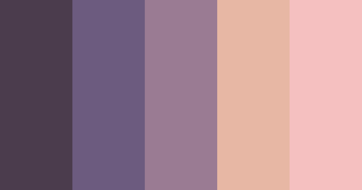 Download dark purple mood color palette PNG image (landscape)