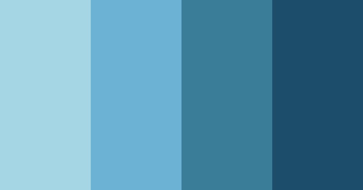 Download blue aegean color palette PNG image (landscape)