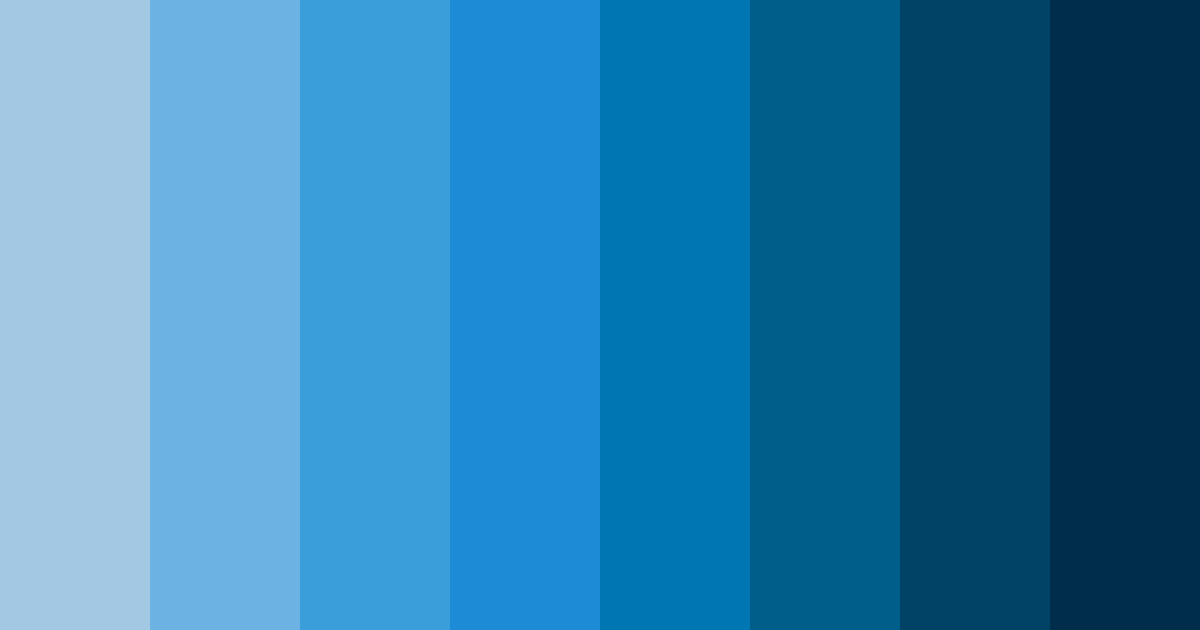 Download azure depths color palette PNG image (landscape)