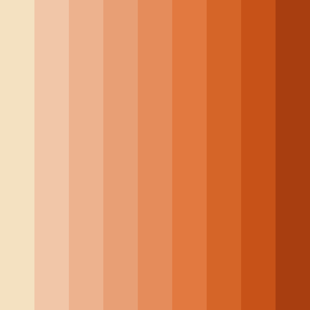 Download autumn spice delight color palette PNG image (square)