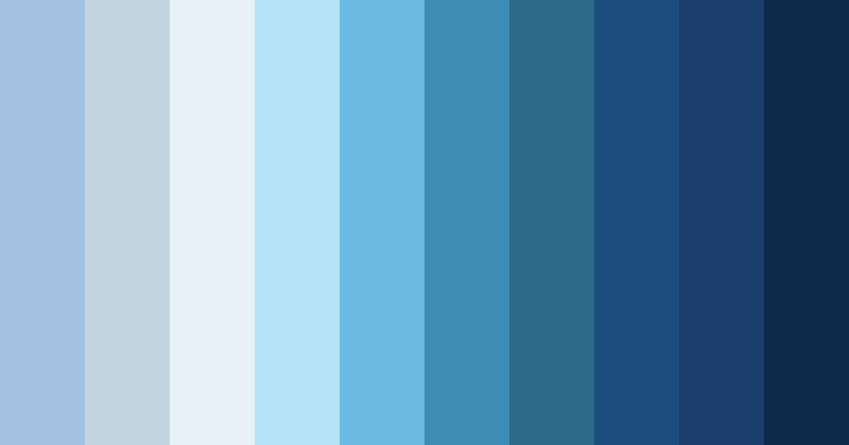 Download blue youth color palette PNG image (landscape)