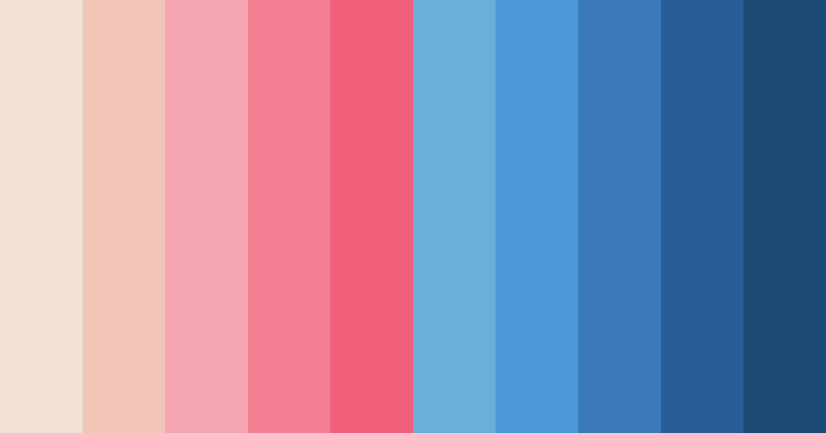 Download serene sunset blush color palette PNG image (landscape)