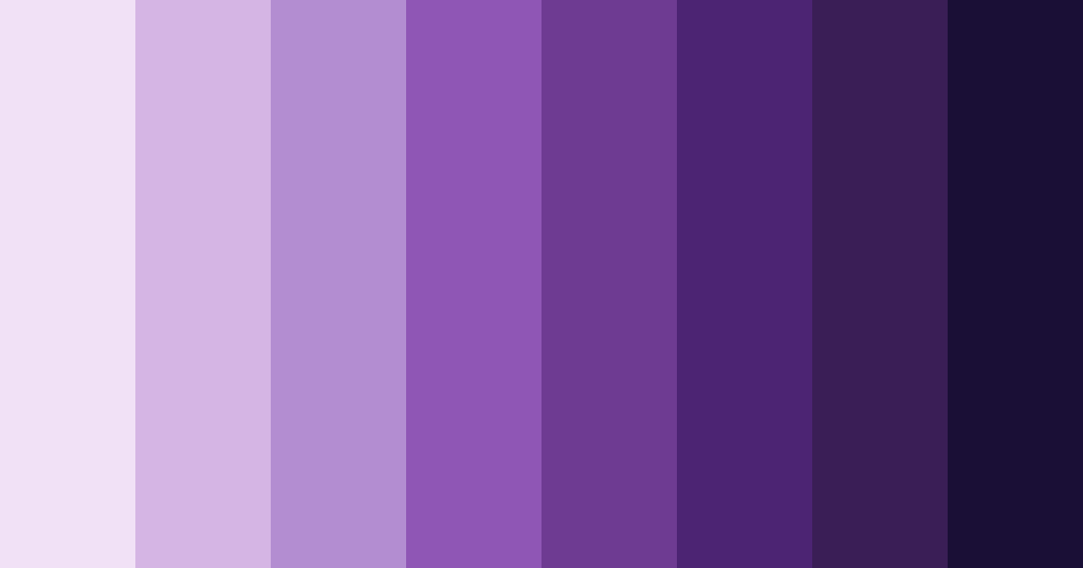 Download purple shades color palette PNG image (landscape)