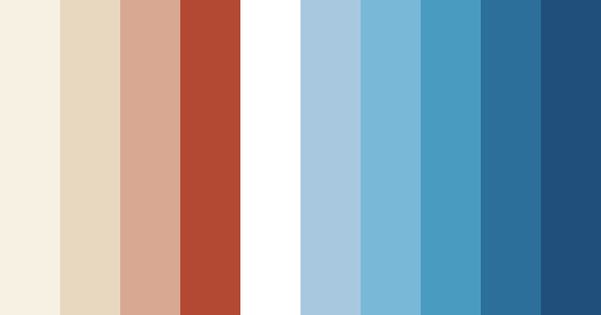 Download coastal elegance color palette PNG image (landscape)