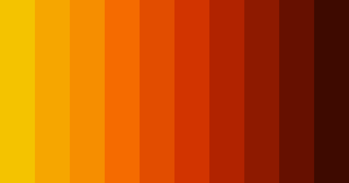 Download orange halloween color palette PNG image (landscape)