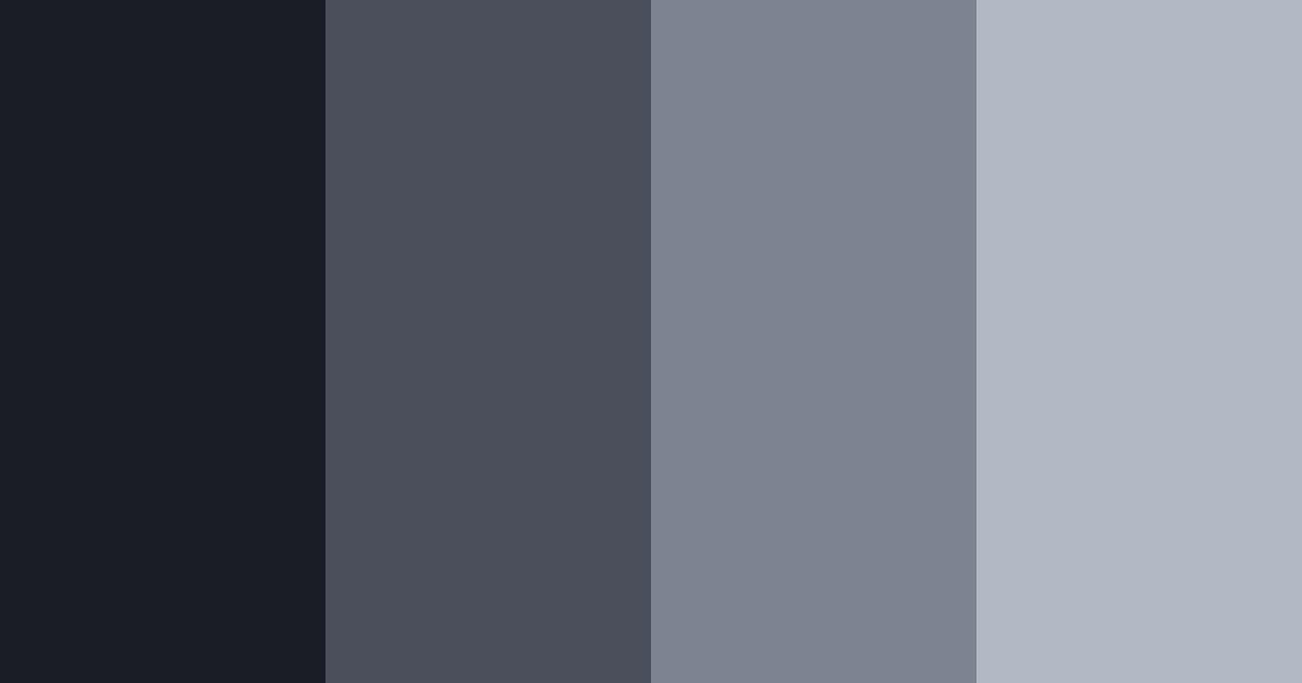 Download dark blue midnight color palette PNG image (landscape)