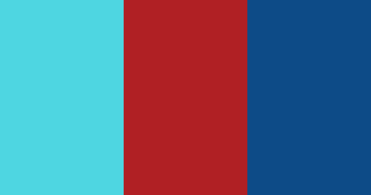 Download turquoise ocean red color palette PNG image (landscape)