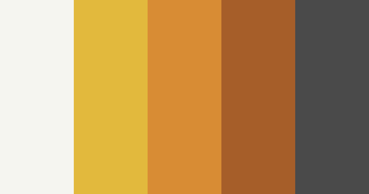 Download autumn ember hues color palette PNG image (landscape)