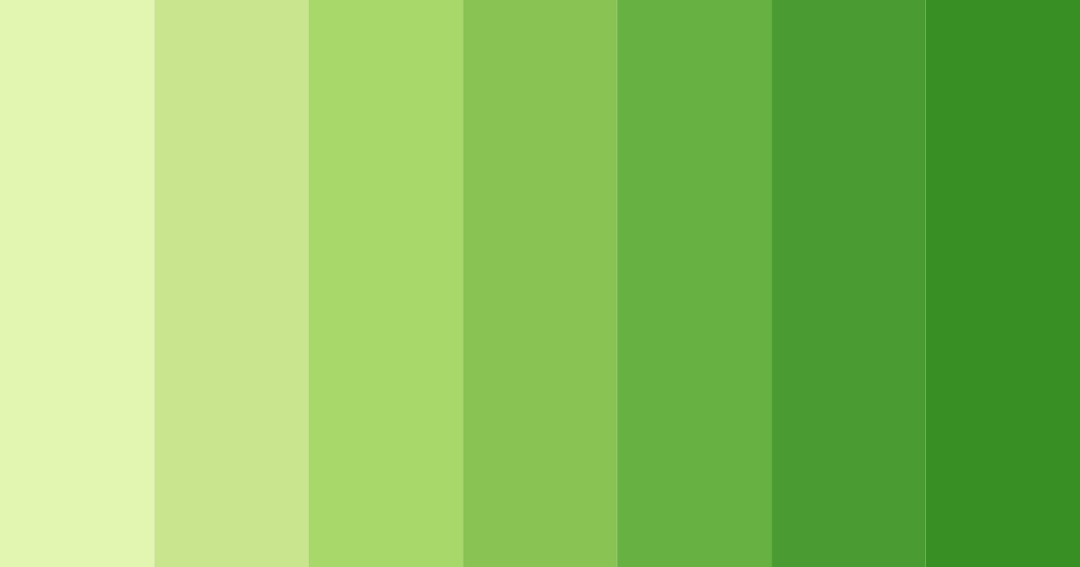 Download green orange color palette PNG image (landscape)
