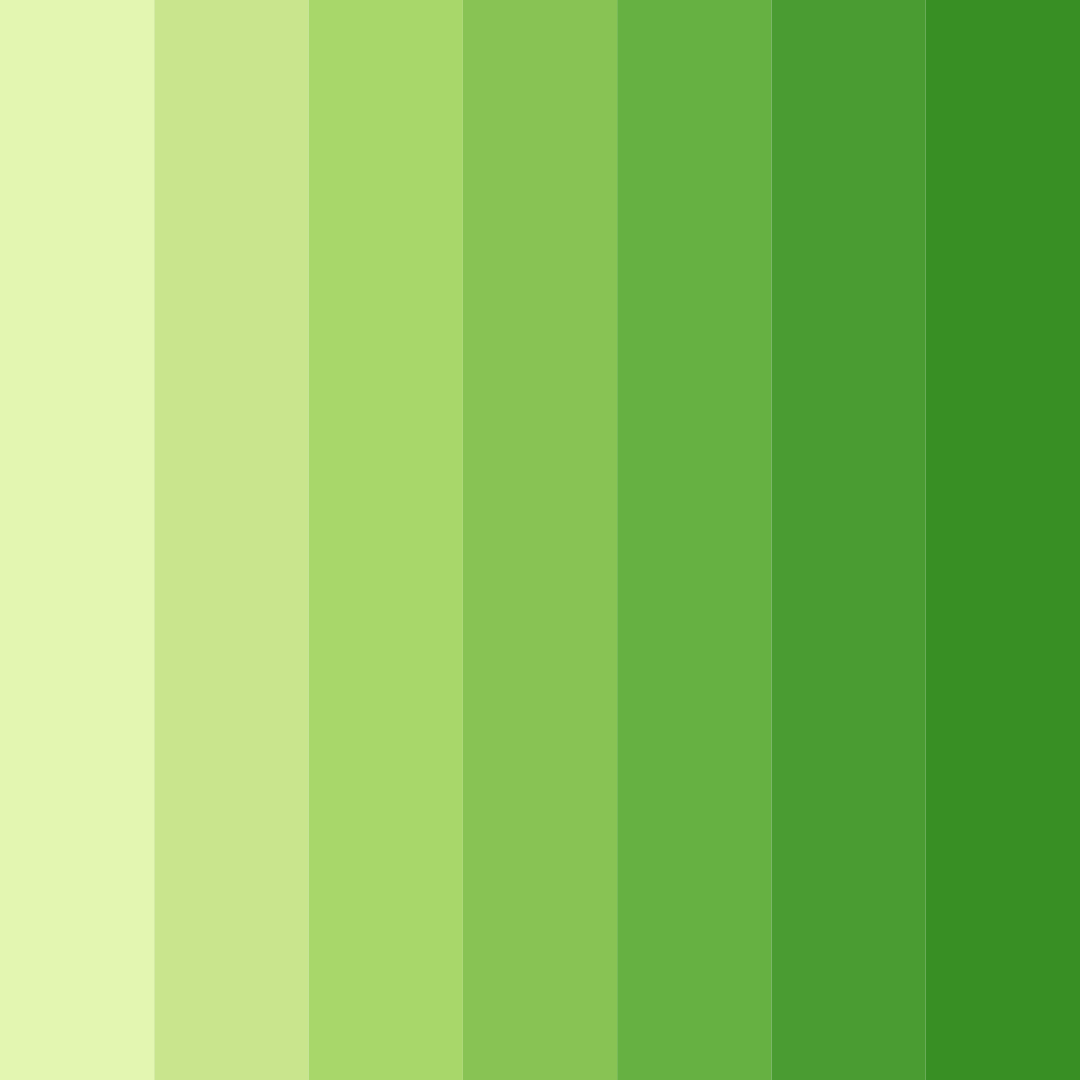 Download green orange color palette PNG image (square)