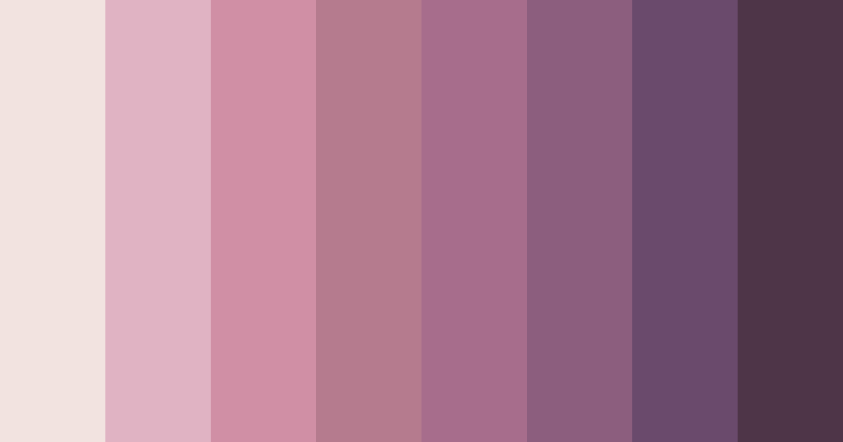 Download elegant blossom color palette PNG image (landscape)