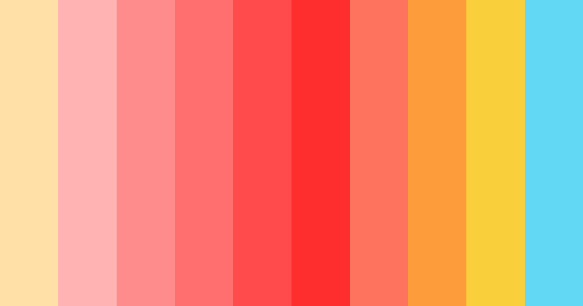 Download sunny spectrum color palette PNG image (landscape)