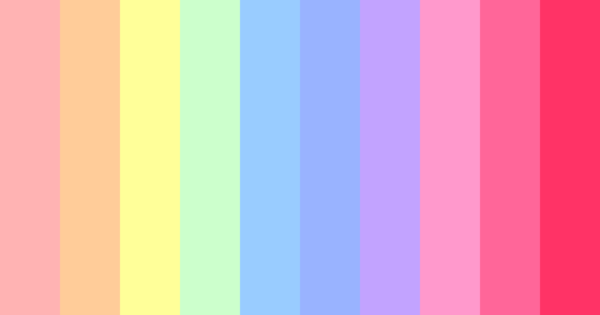 Download colorful boy color palette PNG image (landscape)