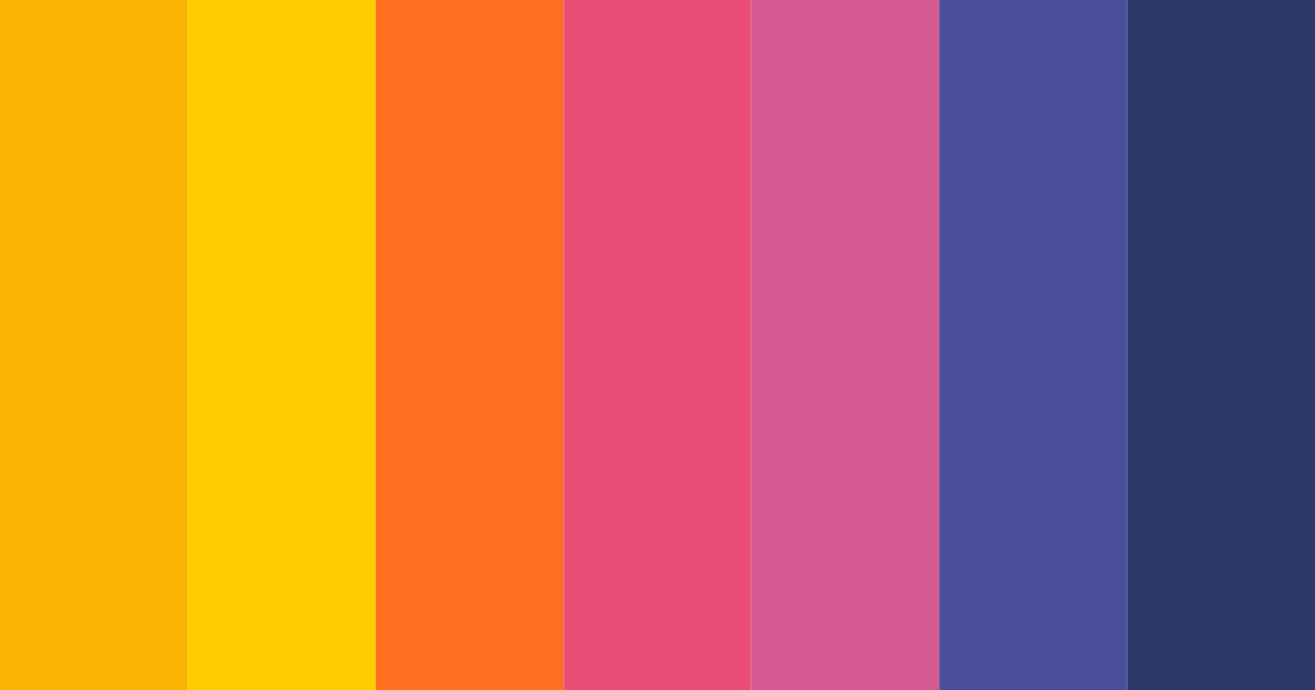 Download colorful toys color palette PNG image (landscape)