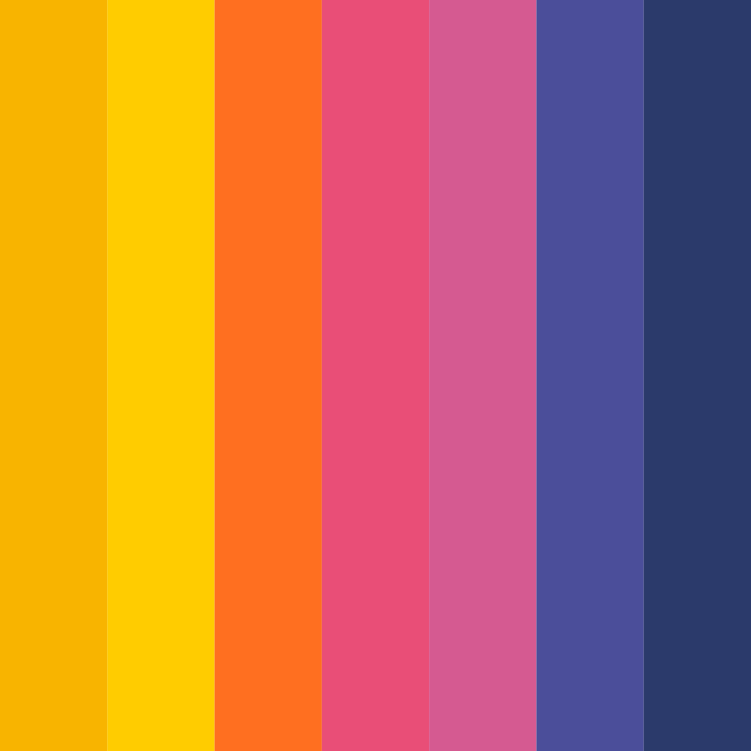 Download colorful toys color palette PNG image (square)