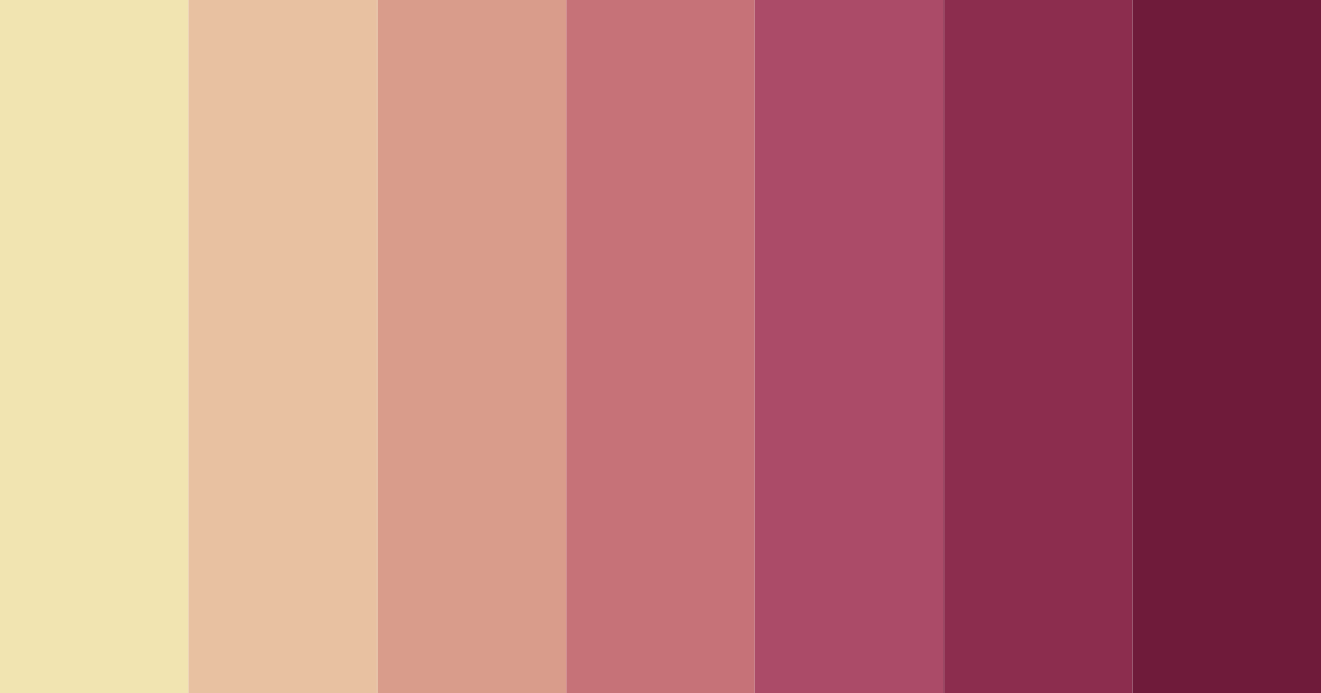 Download sunset rosewood color palette PNG image (landscape)