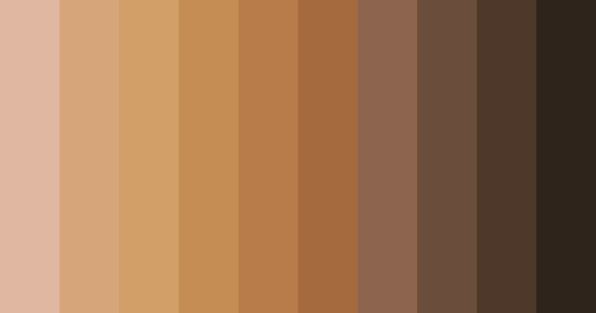 Download rustic warmth color palette PNG image (landscape)