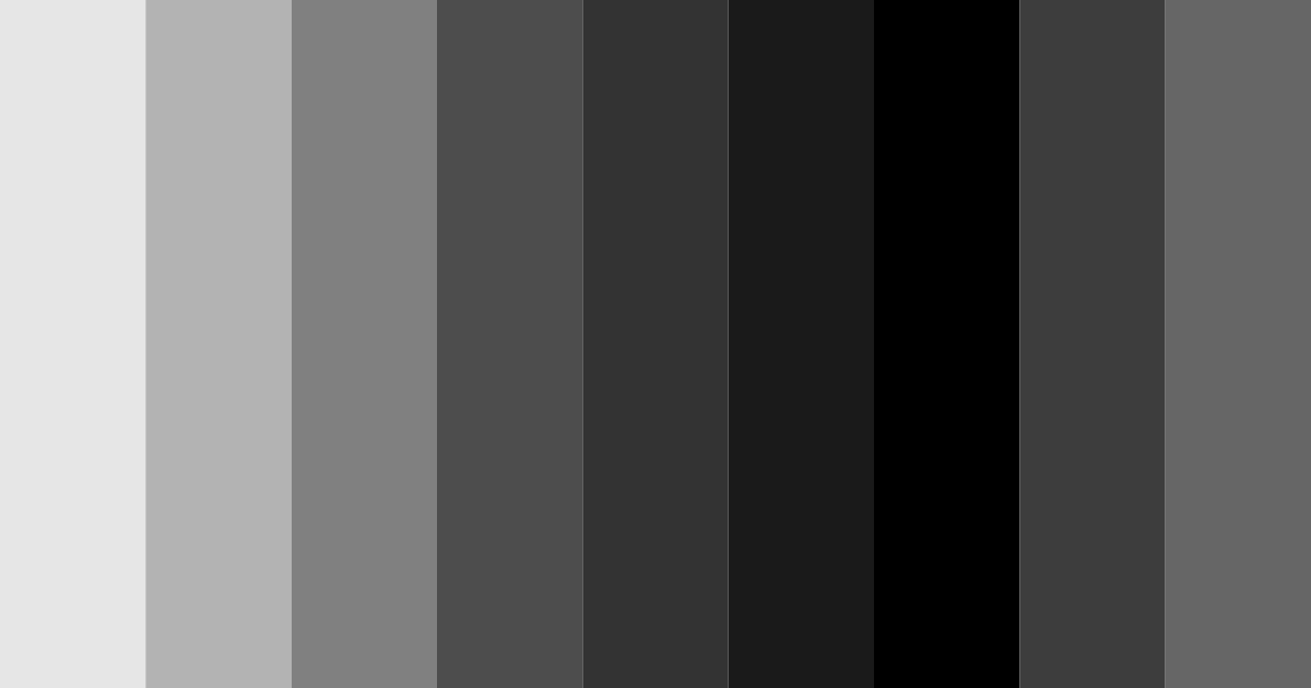 Download shades of shadow color palette PNG image (landscape)