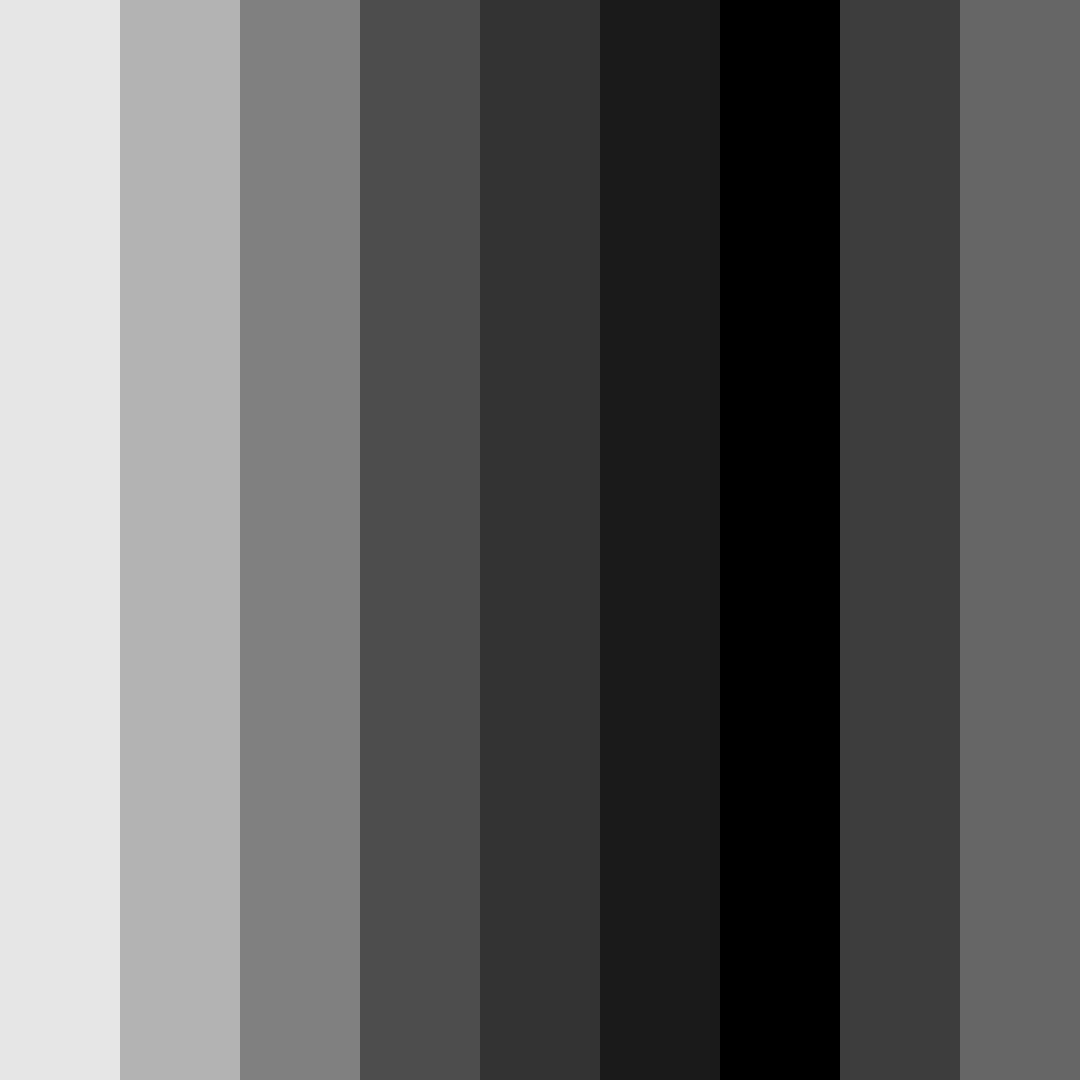 Download shades of shadow color palette PNG image (square)
