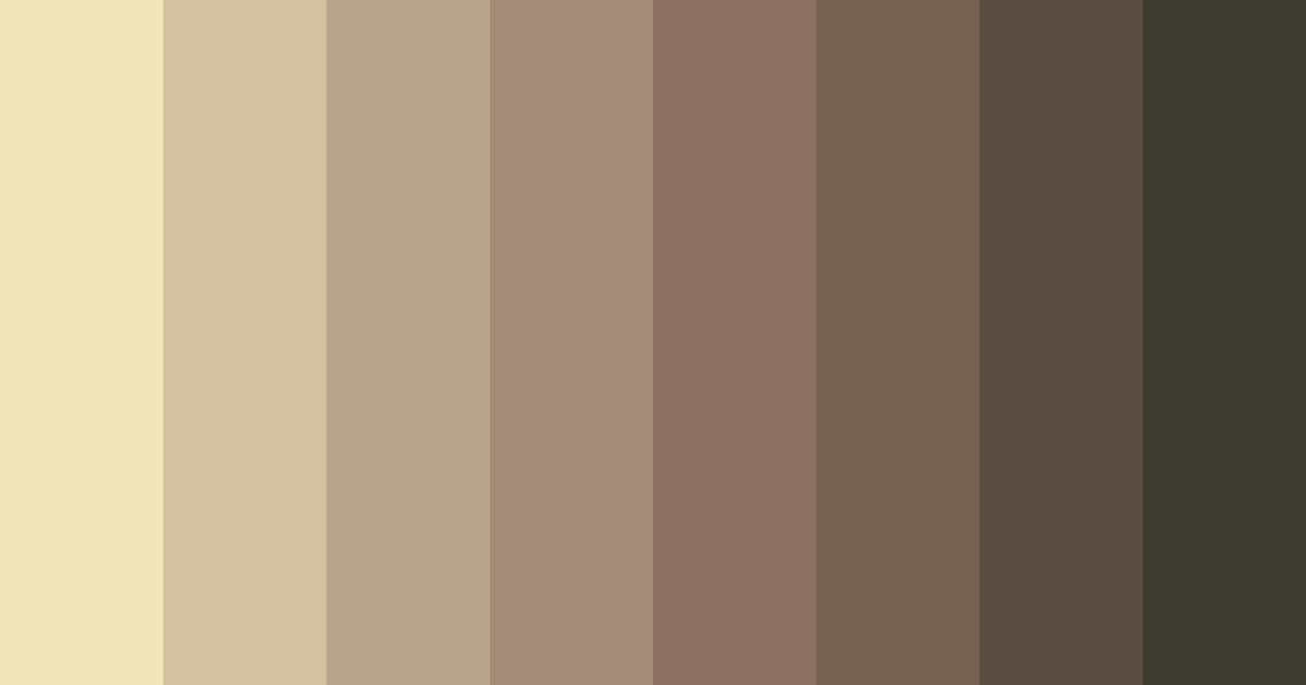 Download earthy beige color palette PNG image (landscape)