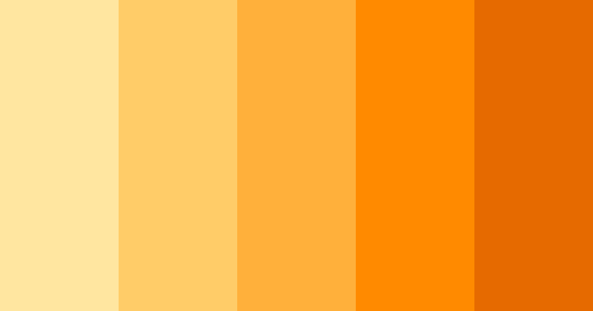 Download golden sunset serenade color palette PNG image (landscape)
