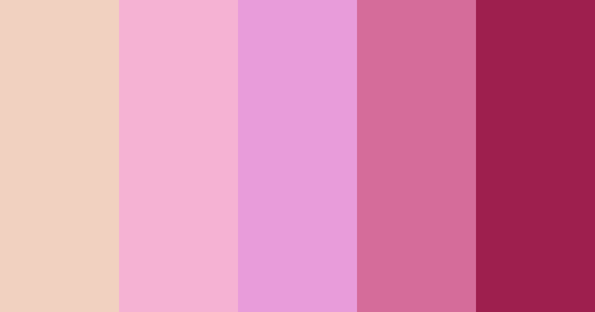 Download pink sea color palette PNG image (landscape)