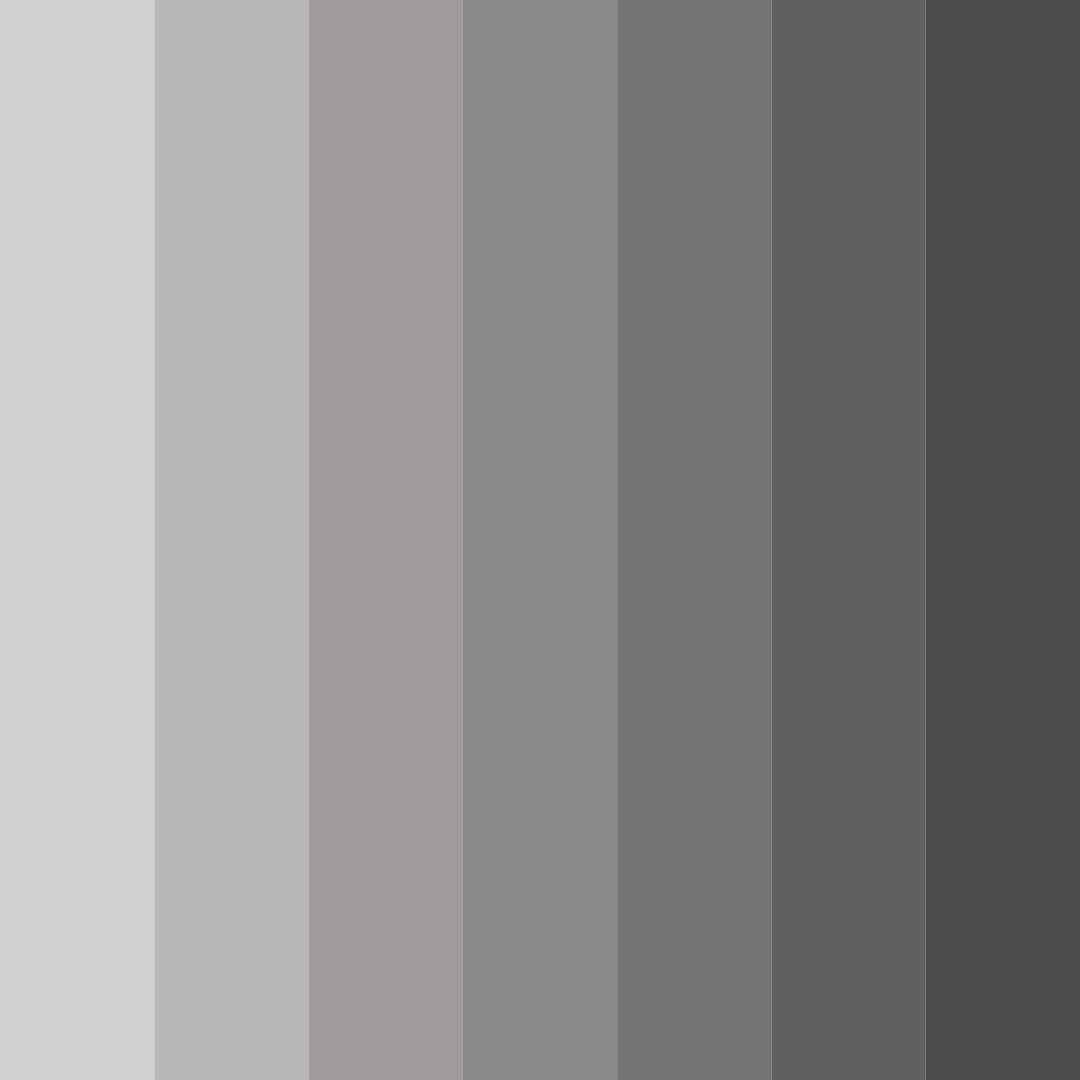Download grayscale harmony color palette PNG image (square)