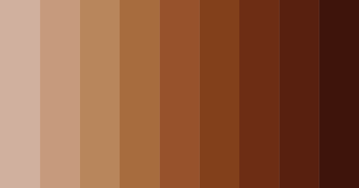 Download dark chestnut color palette PNG image (landscape)