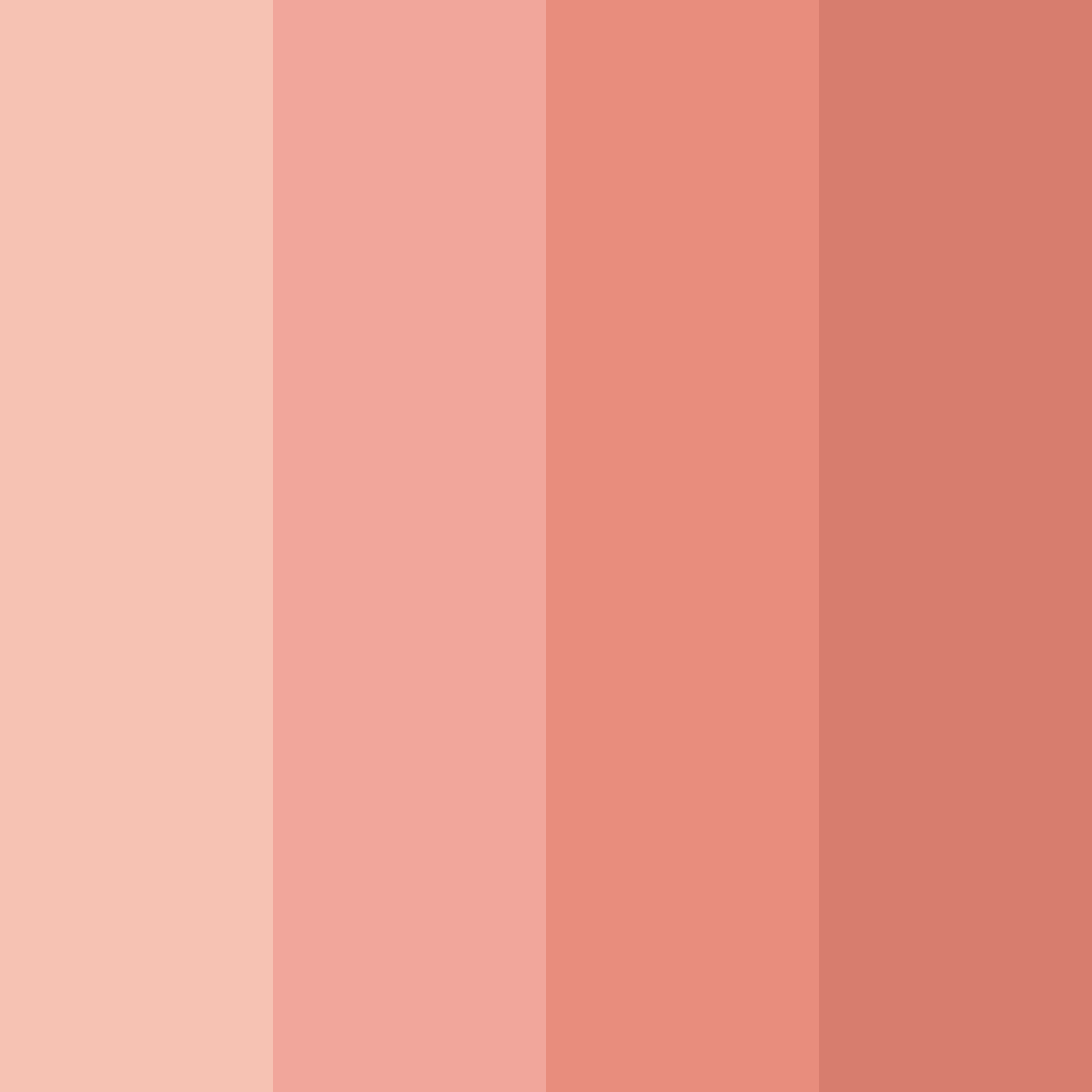Download rosey shades color palette PNG image (square)