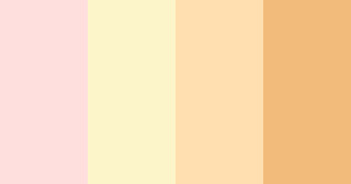 Download creamsicle color palette PNG image (landscape)